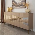Consola, Neostill, Nice, 180x80x40 cm, MDF , Bronz / Aur