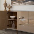 Consola, Neostill, Paris, 180x80x40 cm, MDF , Bronz / Aur