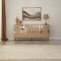 Consola, Neostill, Vienna, 180x80x40 cm, MDF , Bronz / Aur