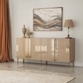 Consola, Neostill, Vienna, 180x80x40 cm, MDF , Bronz / Aur