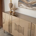 Consola, Neostill, Vienna, 180x80x40 cm, MDF , Bronz / Aur