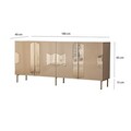 Consola, Neostill, Vienna, 180x80x40 cm, MDF , Bronz / Aur