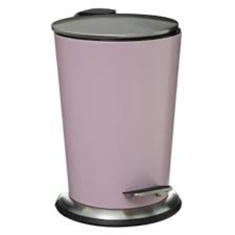 Cos de gunoi cu pedala, JJA, 160841G, 3 L, metal, mov