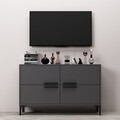 Comoda TV, Odessa, Ctn, 120x75x30 cm, PAL, Antracit