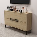 Comoda TV, Odessa, Ctn, 120x75x30 cm, PAL, Maro