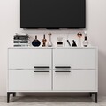 Comoda TV, Odessa, Ctn, 120x75x30 cm, PAL, Alb