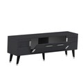 Set mobilier living, Olivia, Moda, PAL , Antracit / Argintiu