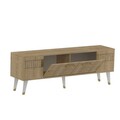 Set mobilier living, Olivia, Moda, PAL , Stejar safir / Aur