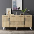 Set mobilier living, Olivia, Moda, PAL , Stejar Safir / Argintiu