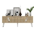 Set mobilier living, Olivia, Moda, PAL , Stejar Safir / Argintiu