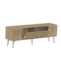 Set mobilier living, Olivia, Moda, PAL , Stejar Safir / Argintiu