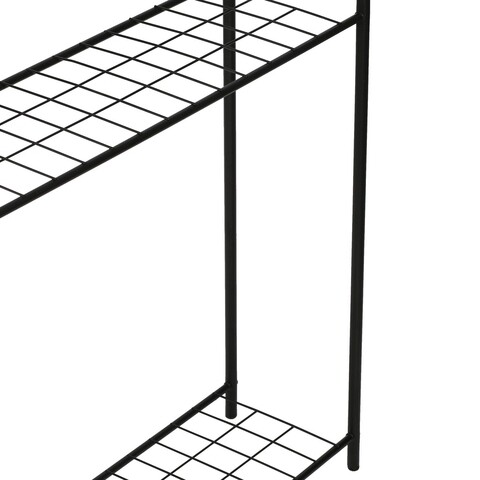 Decorative Jardiniere, Puqa Design, Gale, 86x70x23 cm, Metal, Negru