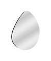 Oglinda decorativa, Siam, Besso, 60x60x2 cm, MDF , Negru
