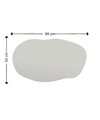 Oglinda decorativa, Siam, Lossa, 52x89x2 cm, MDF , Negru