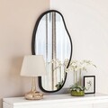 Oglinda decorativa, Siam, Couldy, 45x85x2 cm, MDF , Transparent