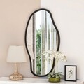 Oglinda decorativa, Siam, Couldy, 45x85x2 cm, MDF , Transparent