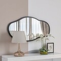 Oglinda decorativa, Siam, Couldy, 45x85x2 cm, MDF , Transparent