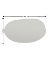 Oglinda decorativa, Siam, Vanomi, 52x89x2 cm, MDF , Negru