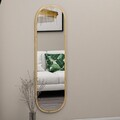 Oglinda decorativa, Siam, Magnum, 40x120x2 cm, MDF , Natural