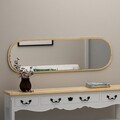 Oglinda decorativa, Siam, Magnum, 40x120x2 cm, MDF , Natural