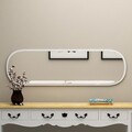 Oglinda decorativa, Siam, Magnum, 40x120x2 cm, MDF , Alb