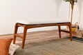 Banca, Vow Chair, Touch Bench, 120x40x45 cm, Lemn, Maro/Crem