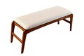 Banca, Vow Chair, Touch Bench, 120x40x45 cm, Lemn, Maro/Crem