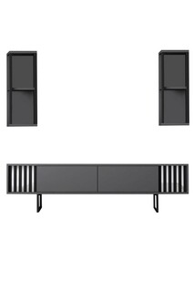 180x30x48 cm, Antracit;Negru