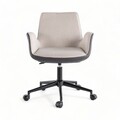 Scaun de birou, Lemont, Dora, 62x77x60 cm, Tapițerie: 100% POLIESTER, Crem / Antracit