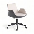 Scaun de birou, Lemont, Dora, 62x77x60 cm, Tapițerie: 100% POLIESTER, Crem / Antracit