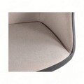 Scaun de birou, Lemont, Dora, 62x77x60 cm, Tapițerie: 100% POLIESTER, Crem / Antracit