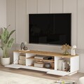 Set mobilier living, Hanah Home, Fr18-Aw, Pin Atlantic / Alb