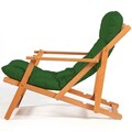 Set mobilier de gradina 3 piese, Meya Dekor, My007, Lemn de fag, Verde / Natural