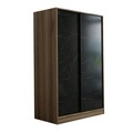 Dulap pentru haine, Minerva, Kale Oak Stone, 120x190x52 cm, PAL, Stejar / Piatra