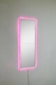 Oglinda cu Iluminare Led, Mirrorland, Rectangular, Oglinda acrilica;MDF, Roz