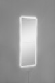 Oglinda cu Iluminare Led, Mirrorland, Rectangular, Oglinda acrilica;MDF, Alb