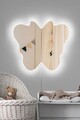Oglinda cu Iluminare Led, Mirrorland, Butterfly Silver, Oglinda acrilica;MDF, Alb