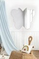 Oglinda cu Iluminare Led, Mirrorland, Butterfly Silver, Oglinda acrilica;MDF, Alb