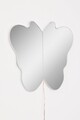 Oglinda cu Iluminare Led, Mirrorland, Butterfly Silver, Oglinda acrilica;MDF, Alb