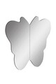 Oglinda cu Iluminare Led, Mirrorland, Butterfly Silver, Oglinda acrilica;MDF, Alb