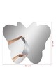 Oglinda cu Iluminare Led, Mirrorland, Butterfly Silver, Oglinda acrilica;MDF, Alb