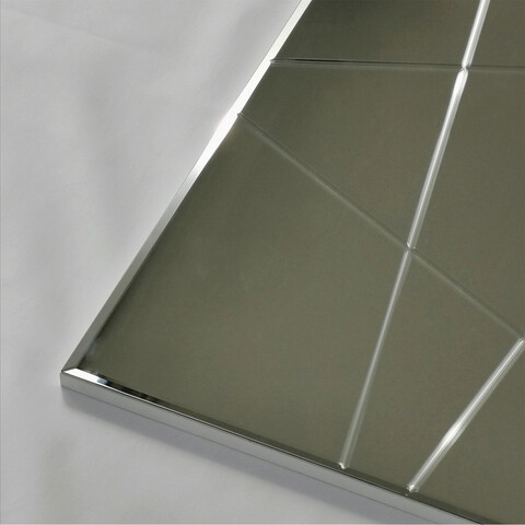 Oglinda decorativa, Neostill, A331D, 62x2 cm, MDF , Argintiu