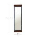 Oglinda Cheval, Neostill, Murano, 50x170x3 cm, Metal, Nuc / Fume