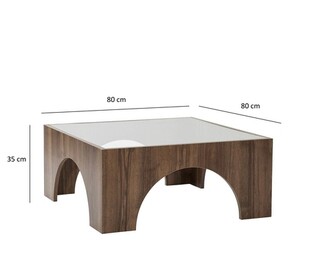 80x35x80 cm, Maro;Gri inchis