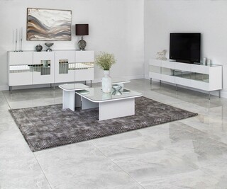 180x80x40 cm, Alb;Argintiu