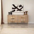 Consola, Neostill, Rome, 180x80x40 cm, MDF , Bronz / Aur