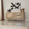 Consola, Neostill, Rome, 180x80x40 cm, MDF , Bronz / Aur