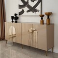 Consola, Neostill, Rome, 180x80x40 cm, MDF , Bronz / Aur