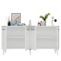 Consola, Olivia, Alvin, 150x80x40 cm, PAL , Alb