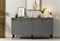 Set mobilier living, Olivia, Defne, PAL , Antracit / Aur